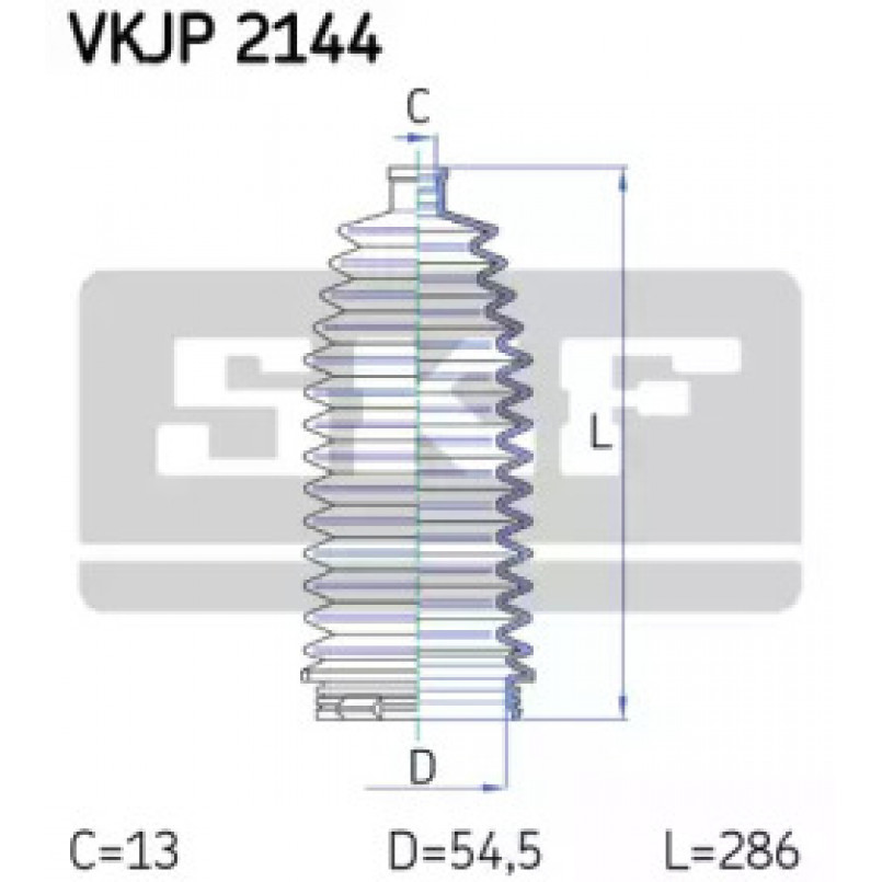 VKJP 2144 SKF - Пильовик привідного валу